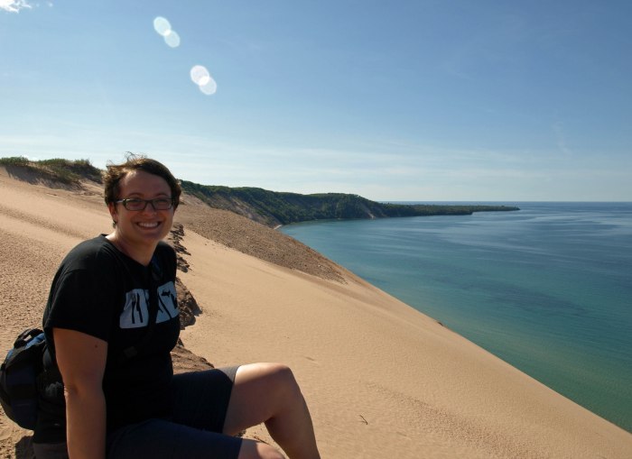 Erin on the Dunes