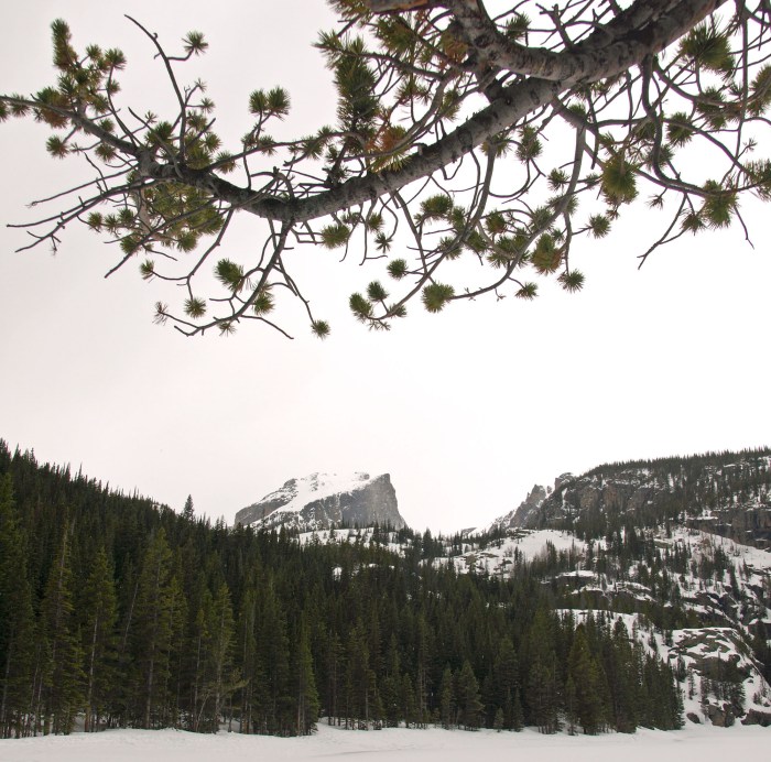 Long's Peak at Bear Lake, Rocky Mountains National Park